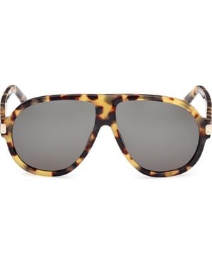 MCM 59Mm Pilot Sunglasses - Gray