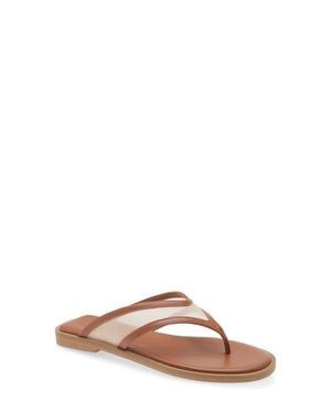 Frēda Salvador Mesh Flip Flop - Brown