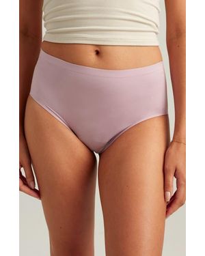 Saalt Period & Leakproof Regular Absorbency Seamless High Waist Briefs - Pink