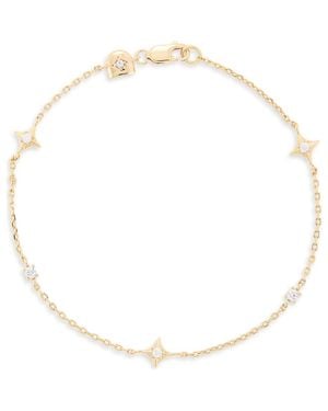 Astrid & Miyu Cosmic Star Charm Bracelet - Metallic