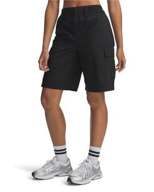 Under Armour Unstoppable Ripstop Cargo Shorts - Black
