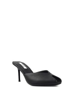 Zigi Birdey Peep Toe Mule - Black
