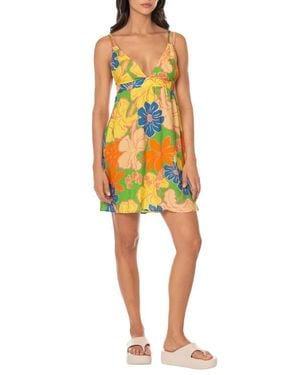 Maaji Tropic Lei Potential Cover-Up Sundress - Yellow