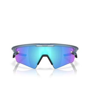 Oakley Gender Inclusive Sphaera 36Mm Polarized Rectangle Shield Sunglasses - Blue