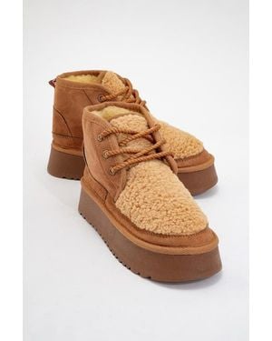 Prologue Shoes Tyson Lace Up Boot - Brown