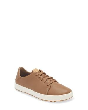 Olukai Wailea Waterproof Spikeless Golf Shoe - Brown