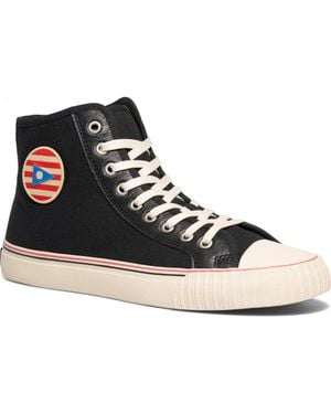 PF Flyers Center Slightly Choppy High-Top Sneaker - Blue