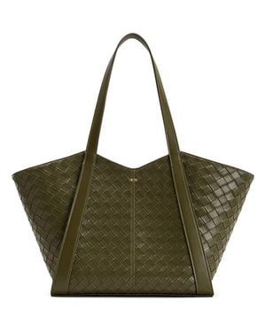 JW PEI Large Kiana Woven Tote - Green