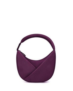 Lux and Nyx Origami Crescent Handbag Crossbody Bag For - Purple