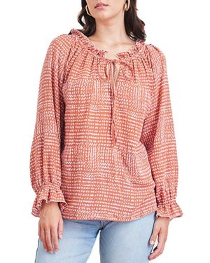 Paneros Clothing Esme Long Sleeve Top - Red