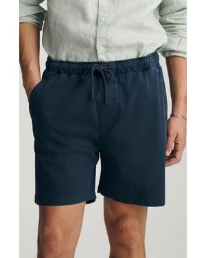 Mavi Drawstring Woven Shorts - Blue