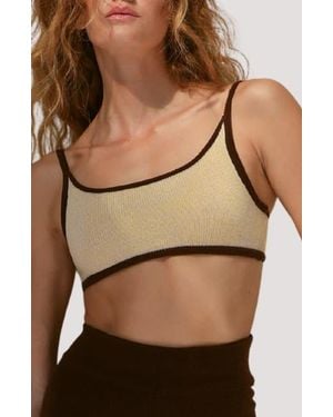 Stone Fox Hali Bikini Top - Brown
