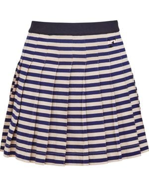 Fleur du Mal Ivy Pleated Skirt - Blue