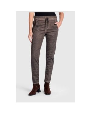 Alembika Washed Iconic Stretch Jeans - Gray