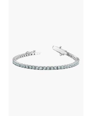 AUrate New York Lab Grown Tourmaline Tennis Bracelet - White