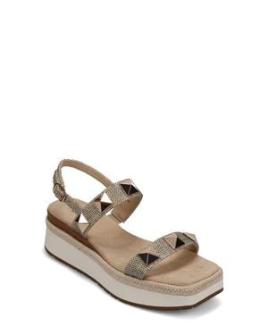 Vaneli Elby Slingback Platform Sandal - Metallic