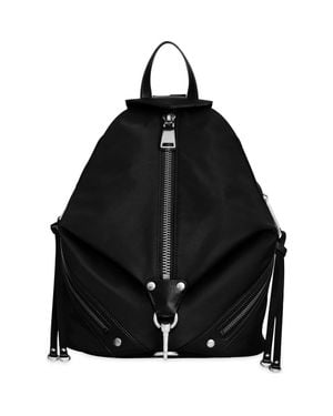 Rebecca Minkoff Medium Julian Zip Nylon Backpack - Black