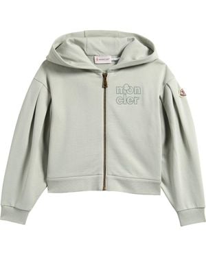 Moncler Kids' Cotton Zip Cardigan - Green