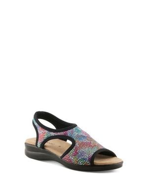 Flexus by Spring Step Nyaman Slingback Sandal - Black