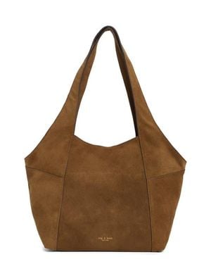 Rag & Bone Small Brayton Suede Shopper - Brown