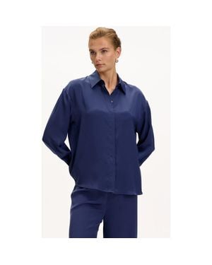 Exquise Alexander Long Sleeve Shirt - Blue