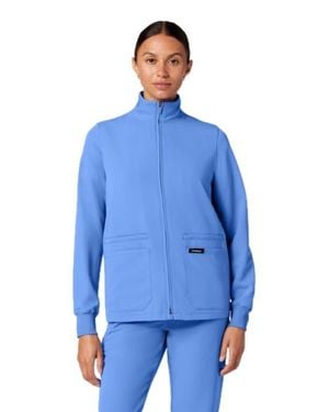 Jaanuu Ceri 6-Pocket Classic Scrub Jacket - Blue