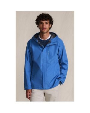 Lands' End Waterproof Rain Jacket - Blue