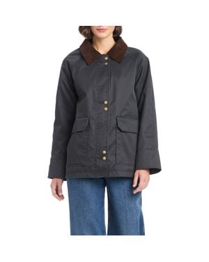 Sanctuary Waxed Barn Jacket - Black