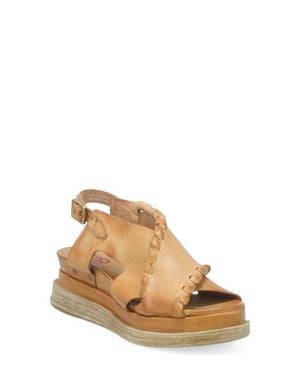 A.s.98 Lumi Platform Sandal - Natural