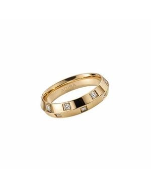 ADIBA Luminous Elegance Band Ring - Metallic
