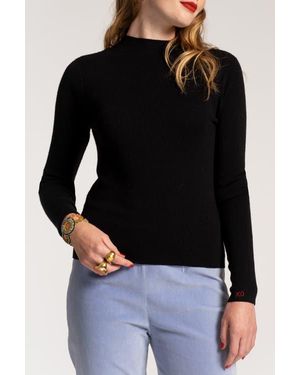 Frances Valentine Marie Sweater Long Sleeve - Black