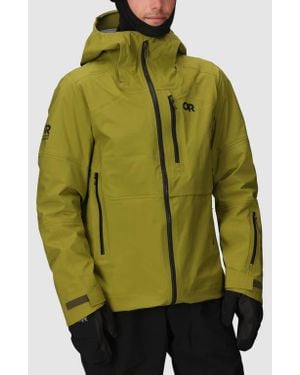 Outdoor Research Hemispheres Team Gore-Tex Waterproof Jacket - Green