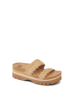 Reef Cushion Vista Higher Platform Sandal - White