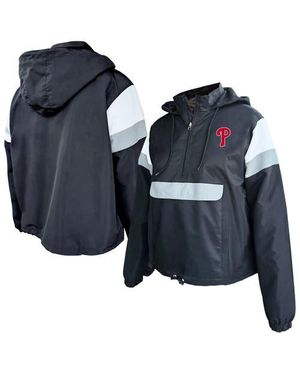 Profile Philadelphia Phillies Plus Size Anorak Hoodie Quarter-Zip Pullover - Blue