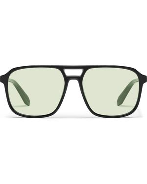 Quay On The Fly 57Mm Aviator Sunglasses - Brown
