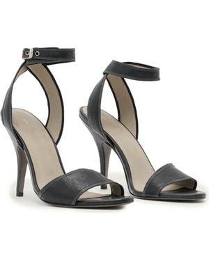 AllSaints Vera Leather Ankle Strap Sandal - Black