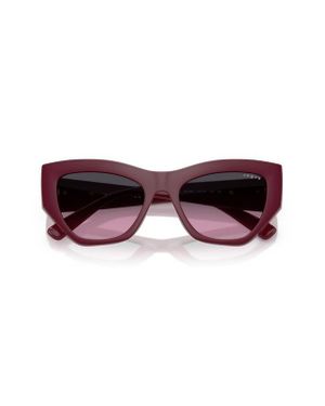 Vogue 53Mm Irregular Sunglasses - Red