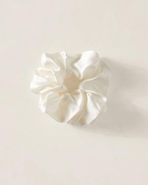 Haven Well Within Washable Silk Scrunchie - Natural