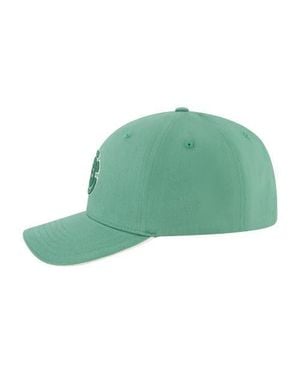 Element Stretch Fit 6-Panel Cap With Curved Visor - Green
