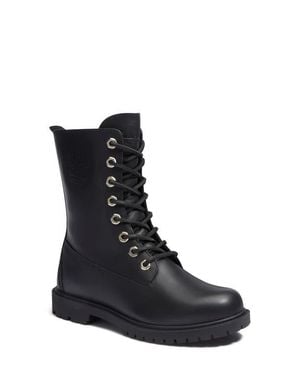 Timberland Premium-Inch Waterproof Leather Boot - Black