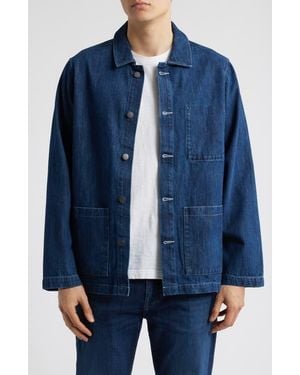 Alex Crane Kite Organic Cotton Denim Jacket - Blue
