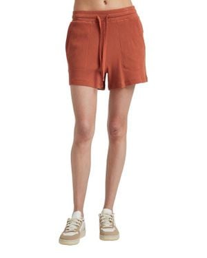 Losano Organic Cotton Drawstring Short - Orange