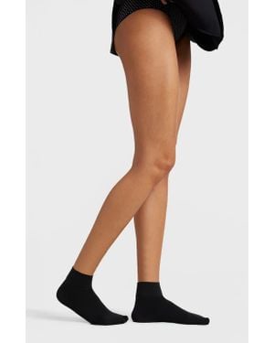 Commando 3-Pack Microfiber Ankle Socks - Black