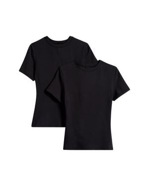Skims 2-Pack Stretch Cotton Jersey T-Shirt - Blue