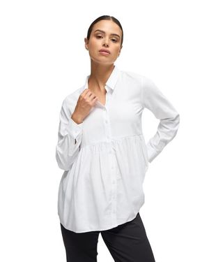 Ingrid & Isabel The Soft Touch Button Down Maternity + Nursing Top - Blue