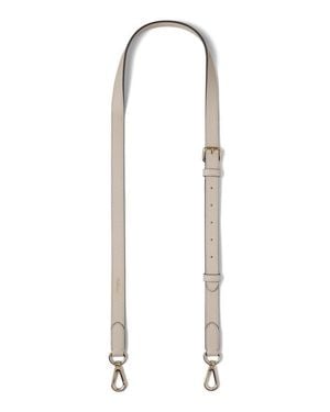 Mulberry Thin Leather Strap - White