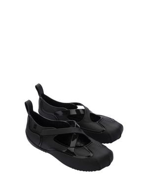 Melissa Aira Water Resistant Mary Jane Sneaker - Black