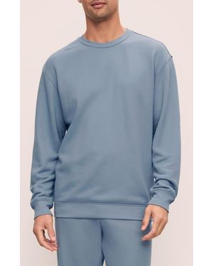Eberjey French Terry Sweatshirt - Blue