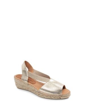 Patricia Green Gracie Espadrille Wedge Sandal - Natural