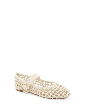 Kenneth Cole Tessa Mary Jane Flat - Natural